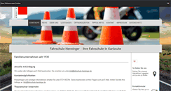 Desktop Screenshot of fahrschule-henninger.de